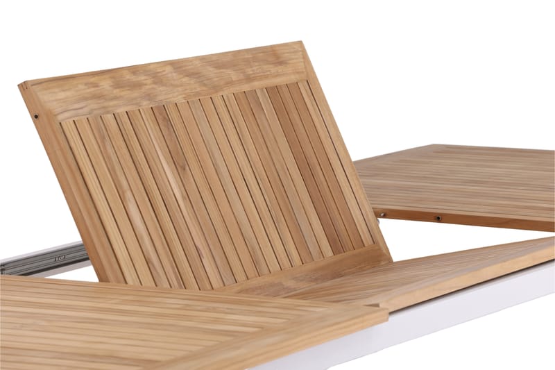Panama Förlängningsbart Matbord Utomhus 224-324 cm - Teak/Vit - Utemöbler & utemiljö - Utebord & trädgårdsbord - Matbord utomhus