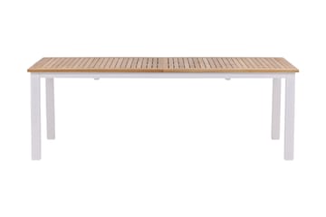 Panama Förlängningsbart Matbord Utomhus 224-324 cm - Teak/Vit - Utemöbler & utemiljö - Utebord & trädgårdsbord - Matbord utomhus