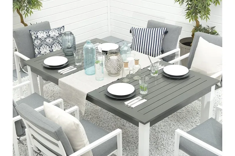 Pancole Trädgårdsbord 248 cm - Grå - Utemöbler & utemiljö - Utebord & trädgårdsbord - Matbord utomhus