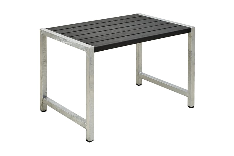 PLUS Cafébord 127 cm - Svart - Matbord utomhus