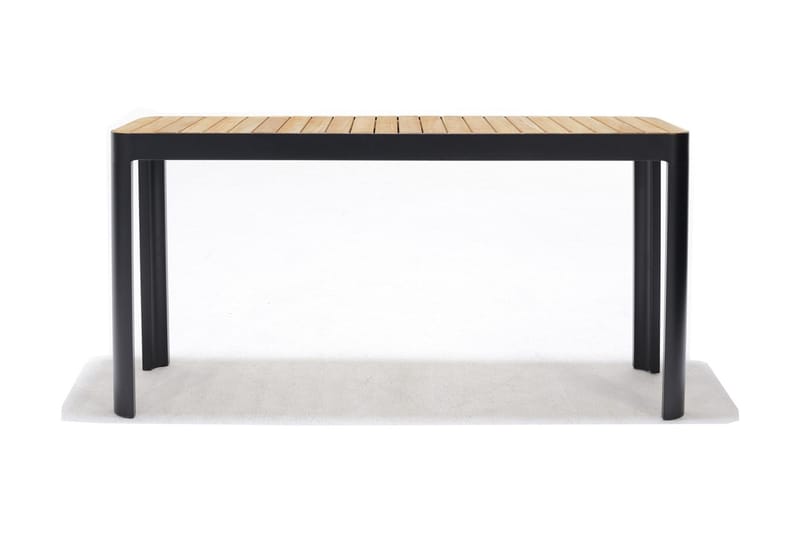 Portals Matbord Utomhus 143 cm - Svart/Trä - Utemöbler & utemiljö - Utebord & trädgårdsbord - Matbord utomhus