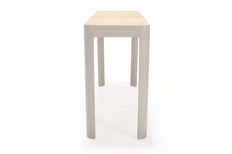 Portals Matbord Utomhus 143 cm - Vit/trä - Utemöbler & utemiljö - Utebord & trädgårdsbord - Matbord utomhus