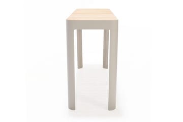 Portals Matbord Utomhus 143 cm - Vit/trä - Utemöbler & utemiljö - Utebord & trädgårdsbord - Matbord utomhus