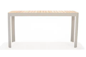 Portals Matbord Utomhus 143 cm - Vit/trä - Utemöbler & utemiljö - Utebord & trädgårdsbord - Matbord utomhus