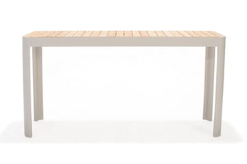 Portals Matbord Utomhus 143 cm - Vit/trä - Utemöbler & utemiljö - Utebord & trädgårdsbord - Matbord utomhus