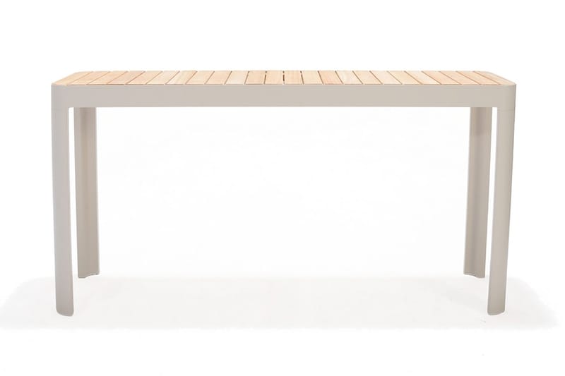 Portals Matbord Utomhus 143 cm - Vit/trä - Utemöbler & utemiljö - Utebord & trädgårdsbord - Matbord utomhus