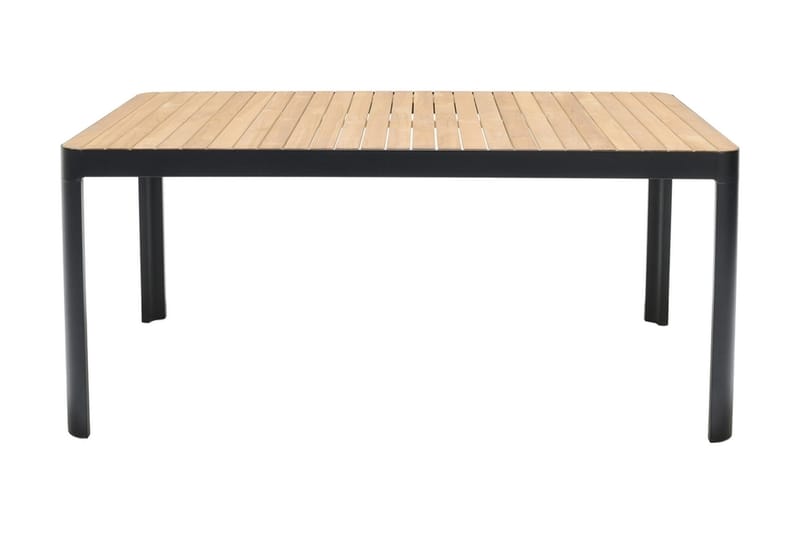 Portals Matbord Utomhus 161x95 cm - Teak/Svart - Utemöbler & utemiljö - Utebord & trädgårdsbord - Matbord utomhus
