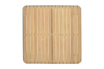 Portals Matbord Utomhus 95x95 cm - Svart/Trä - Utemöbler & utemiljö - Utebord & trädgårdsbord - Matbord utomhus