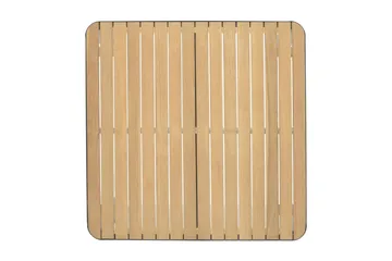 Portals Matbord Utomhus 95x95 cm - Svart/Trä - Utemöbler & utemiljö - Utebord & trädgårdsbord - Matbord utomhus