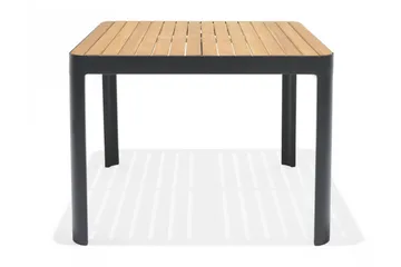 Portals Matbord Utomhus 95x95 cm - Svart/Trä - Utemöbler & utemiljö - Utebord & trädgårdsbord - Matbord utomhus