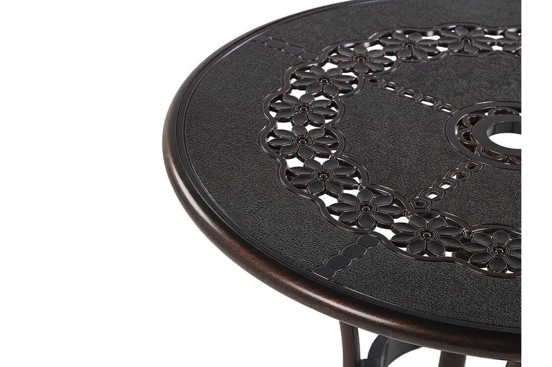 Radogna Matbord Utomhus 65 cm Rund - Brun - Utemöbler & utemiljö - Utebord & trädgårdsbord - Matbord utomhus