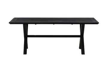 Rives Matbord Utomhus 200 cm - Svart - Utemöbler & utemiljö - Utebord & trädgårdsbord - Matbord utomhus