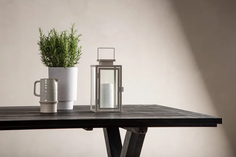 Rives Matbord Utomhus 200 cm - Svart - Utemöbler & utemiljö - Utebord & trädgårdsbord - Matbord utomhus