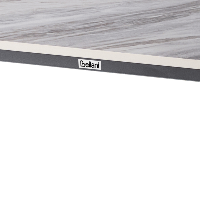 Matbord utomhus Rodallo 160 cm Sten - Grå/Svart - Utemöbler & utemiljö - Utebord & trädgårdsbord - Matbord utomhus