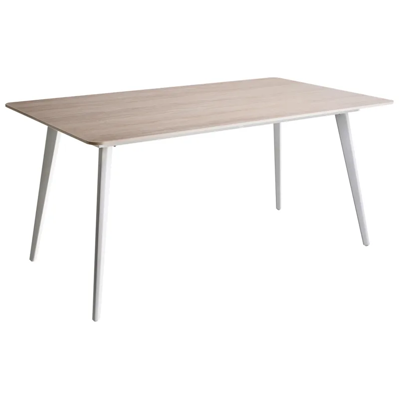 Matbord utomhus Rodallo 90x160 cm Sten, Beige/Vit