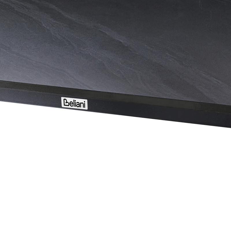 Matbord utomhus Rodallo 90x160 cm Sten - Svart - Utemöbler & utemiljö - Utebord & trädgårdsbord - Matbord utomhus