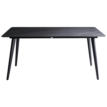 Matbord utomhus Rodallo 90x160 cm Sten - Svart - Utemöbler & utemiljö - Utebord & trädgårdsbord - Matbord utomhus