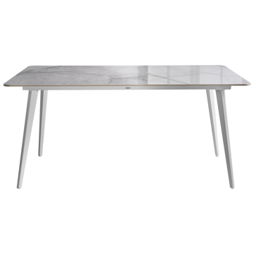 Matbord utomhus Rodallo 90x160 cm Sten - Vit - Utemöbler & utemiljö - Utebord & trädgårdsbord - Matbord utomhus