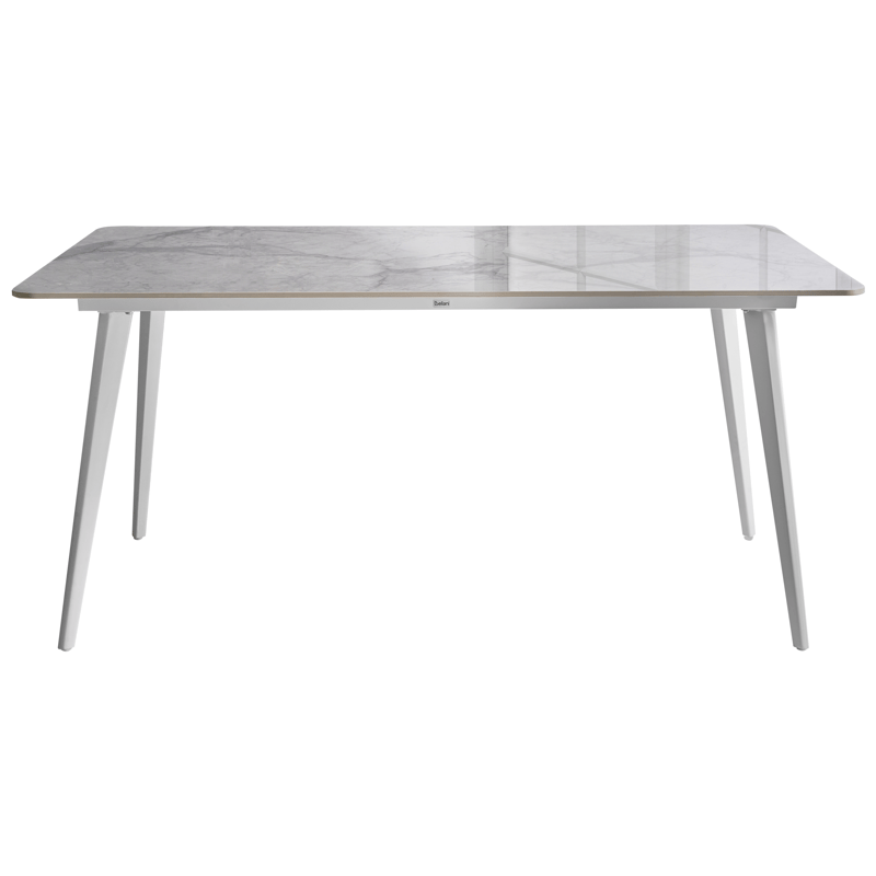 Matbord utomhus Rodallo 90x160 cm Sten - Vit - Utemöbler & utemiljö - Utebord & trädgårdsbord - Matbord utomhus