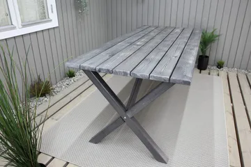 Scottsdale Fasta Matbord Utomhus 190 cm - Grå - Utemöbler & utemiljö - Utebord & trädgårdsbord - Matbord utomhus