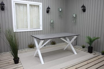 Scottsdale Matbord Utomhus 150 cm Grå/Vit - KWA - Utemöbler & utemiljö - Utebord & trädgårdsbord - Matbord utomhus