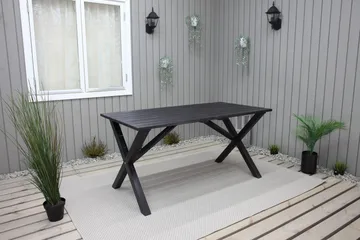 Scottsdale Matbord Utomhus 150 cm Kaffesvart - Kaffesvart - Utemöbler & utemiljö - Utebord & trädgårdsbord - Matbord utomhus