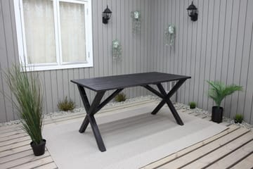 Scottsdale Matbord Utomhus 150 cm Kaffesvart - Kaffesvart - Utemöbler & utemiljö - Utebord & trädgårdsbord - Matbord utomhus