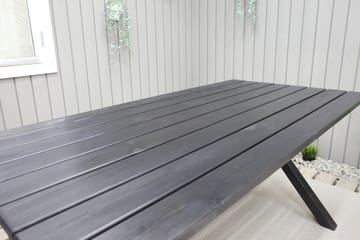 Scottsdale Matbord Utomhus 150 cm Kaffesvart - Kaffesvart - Utemöbler & utemiljö - Utebord & trädgårdsbord - Matbord utomhus