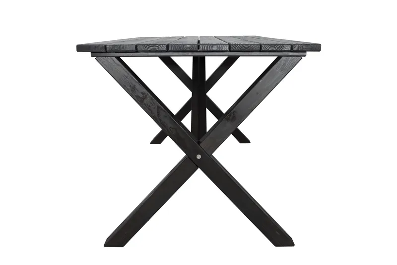 Scottsdale Matbord Utomhus 150 cm Kaffesvart - Kaffesvart - Utemöbler & utemiljö - Utebord & trädgårdsbord - Matbord utomhus