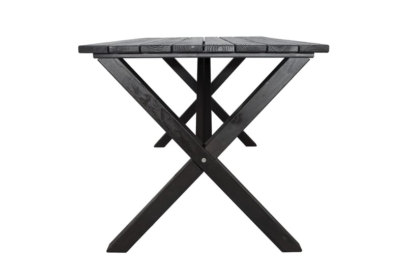 Scottsdale Matbord Utomhus 150 cm Kaffesvart - Kaffesvart - Utemöbler & utemiljö - Utebord & trädgårdsbord - Matbord utomhus