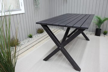 Scottsdale Matbord Utomhus 150 cm Kaffesvart - Kaffesvart - Utemöbler & utemiljö - Utebord & trädgårdsbord - Matbord utomhus