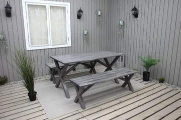 Scottsdale Matbord Utomhus 150 cm Shabby Chic - KWA - Utemöbler & utemiljö - Utebord & trädgårdsbord - Matbord utomhus