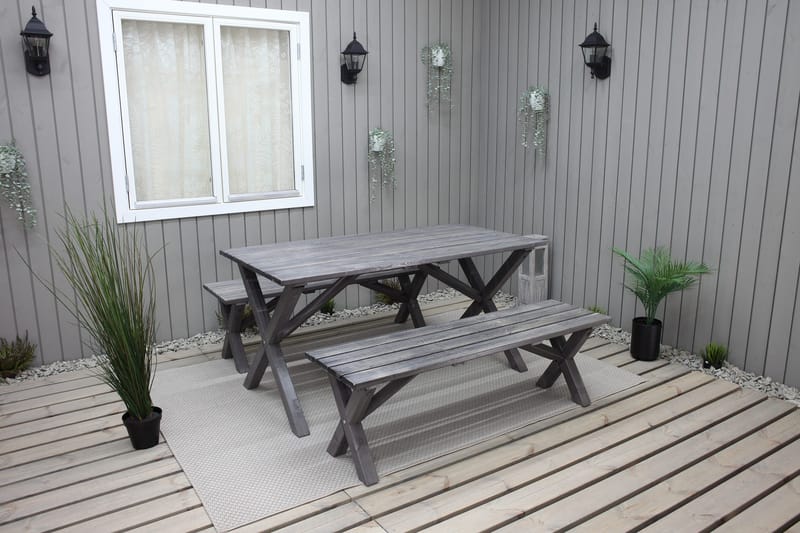 Scottsdale Matbord Utomhus 150 cm Shabby Chic - KWA - Utemöbler & utemiljö - Utebord & trädgårdsbord - Matbord utomhus