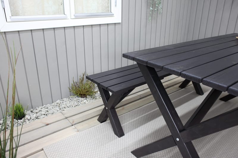 Scottsdale Matbord Utomhus 190 cm Svart - KWA - Utemöbler & utemiljö - Utebord & trädgårdsbord - Matbord utomhus