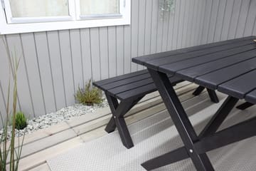 Scottsdale Matbord Utomhus 190 cm Svart - KWA - Utemöbler & utemiljö - Utebord & trädgårdsbord - Matbord utomhus