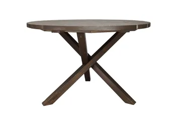 Scottsdale Matbord Utomhus Runt 112 cm - Brun - Utemöbler & utemiljö - Utebord & trädgårdsbord - Matbord utomhus