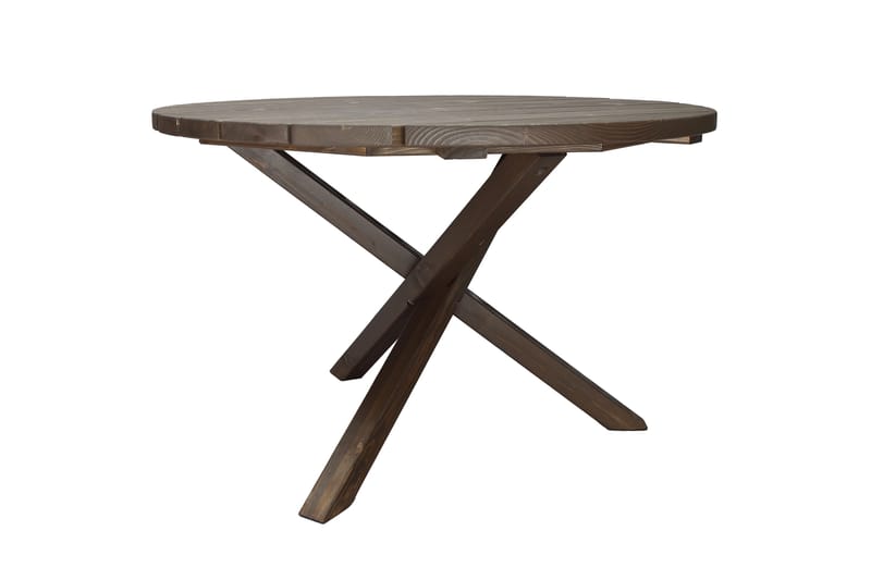 Scottsdale Matbord Utomhus Runt 112 cm - Brun - Utemöbler & utemiljö - Utebord & trädgårdsbord - Matbord utomhus