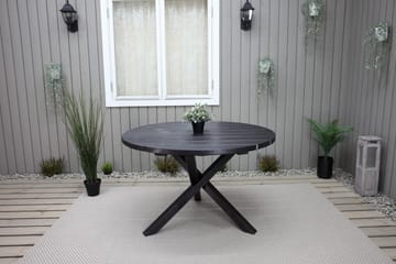 Scottsdale Matbord Utomhus Runt 112 cm - Kaffesvart - Utemöbler & utemiljö - Utebord & trädgårdsbord - Matbord utomhus