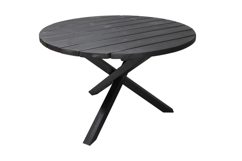 Scottsdale Matbord Utomhus Runt 112 cm, Kaffesvart