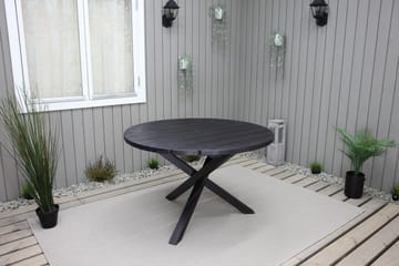 Scottsdale Matbord Utomhus Runt 112 cm - Kaffesvart - Utemöbler & utemiljö - Utebord & trädgårdsbord - Matbord utomhus