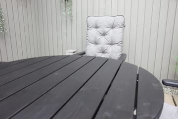 Scottsdale Matbord Utomhus Runt 112 cm - Kaffesvart - Utemöbler & utemiljö - Utebord & trädgårdsbord - Matbord utomhus