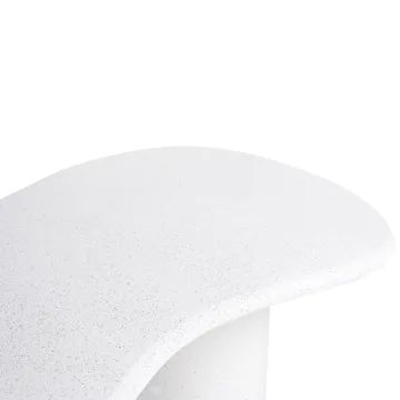 Matbord utomhus Sirmione 200 cm Terrazzoeffekt - Vit - Utemöbler & utemiljö - Utebord & trädgårdsbord - Matbord utomhus