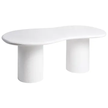 Matbord utomhus Sirmione 200 cm Terrazzoeffekt - Vit - Utemöbler & utemiljö - Utebord & trädgårdsbord - Matbord utomhus