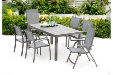 Solana Matbord Utomhus 160 cm - Grå - Utemöbler & utemiljö - Utebord & trädgårdsbord - Matbord utomhus