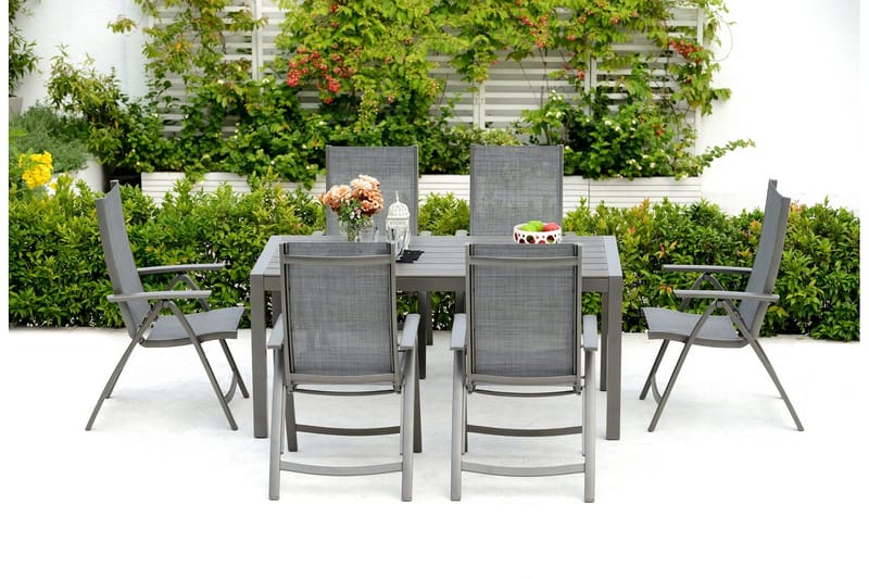 Solana Matbord Utomhus 160 cm - Grå - Utemöbler & utemiljö - Utebord & trädgårdsbord - Matbord utomhus