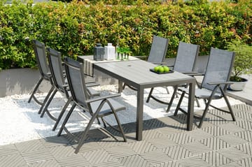Solana Matbord Utomhus 201 cm - Grå - Utemöbler & utemiljö - Utebord & trädgårdsbord - Matbord utomhus