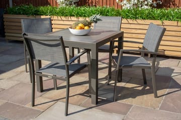 Solana Matbord Utomhus 88 cm - Grå - Utemöbler & utemiljö - Utebord & trädgårdsbord - Matbord utomhus