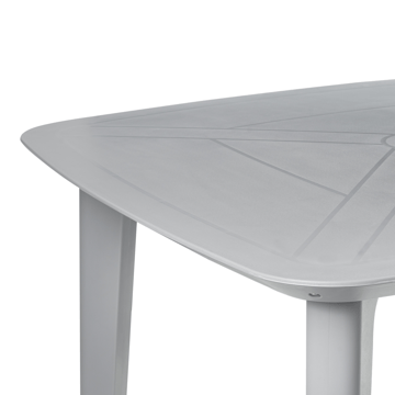 Matbord utomhus Sorico 86 cm 86 cm - Grå - Utemöbler & utemiljö - Utebord & trädgårdsbord - Matbord utomhus