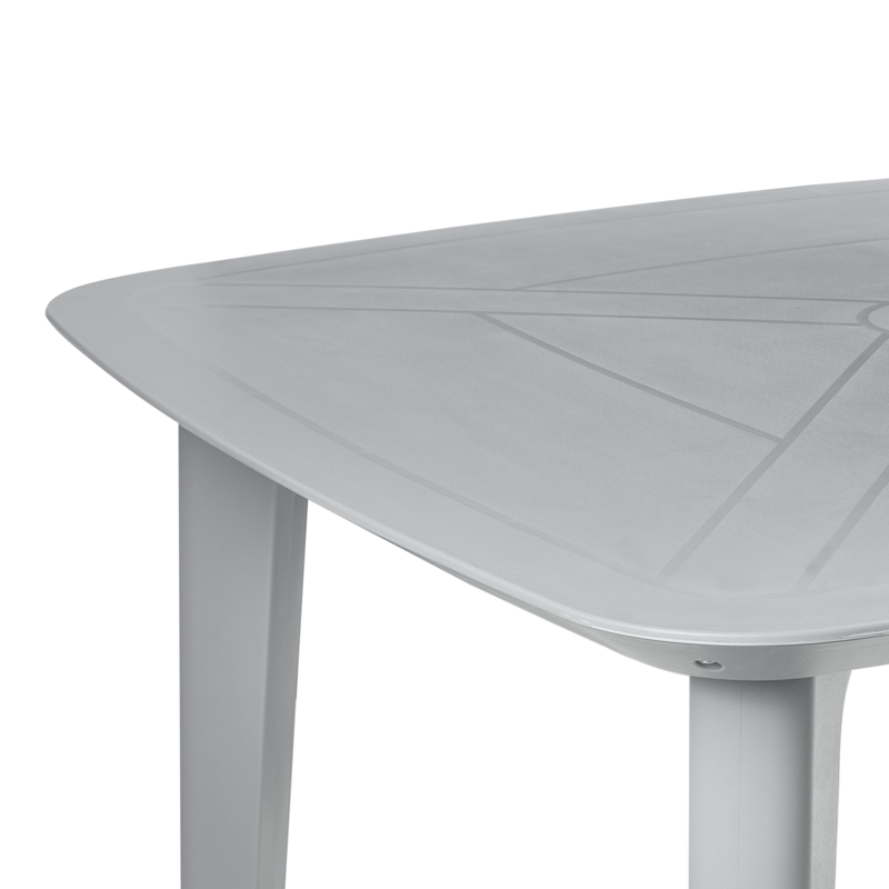 Matbord utomhus Sorico 86 cm 86 cm - Grå - Utemöbler & utemiljö - Utebord & trädgårdsbord - Matbord utomhus