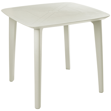 Matbord utomhus Sorico 86x86 cm - Beige - Utemöbler & utemiljö - Utebord & trädgårdsbord - Matbord utomhus